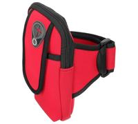HEALLILY Brassard Résistant Portable Rouge Néoprène Bras Téléphone en pour Léger Pochette de et pour Course et Sport en Extérieur