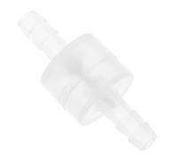 HEALLILY Clapet Valve Unidirectionnelle Semi-Transparent Plastique 6 Mm Anti-Retour Résistante à l'huile L'ozone, Accessoire Anti-refoulement pour Pompe à Air D'aquarium pour Tuyau