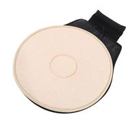 HEALLILY Coussin Portable de Siège Auto Pivotant 360° Multifonction Base Antidérapante en Tissu Beige et Usage à Domicile pour Sièges D'avion et Personnes Âgées Femmes Enceintes
