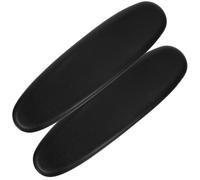 HEALLILY Coussins Ergonomiques en Polyuréthane Souple Medium pour Accoudoirs de Chaise de Bureau Adaptés Usage Gaming et Bureautique