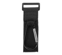 HEALLILY Crochet de Guidon Léger en Alliage et Pu Noir Multifonction pour Poussettes et Motos, Fixation Sécurisée sans Perçage, pour Paquet et Équipements
