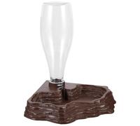 HEALLILY Distributeur d'eau Automatique pour Usage Quotidien Abreuvoir Pratique et Robuste 250ml en Abs Marron pour Petits Reptiles des Tortues et Araignées