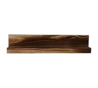 HEALLILY Étagère Murale Vintage en Bois Teinte Café pour Collection de Pièces et Jetons Compartiments Modulaires 31x6,4x3,8cm, Rangement Organisé pour Murs de Bar ou Bibliothèque