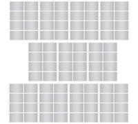 HEALLILY Étiquettes Autocollantes Argentées pour Identification et Conservation Lait Maternel Imperméables en PET 12 Feuilles 96 Pièces, pour Identification et Conservation Lait Maternel
