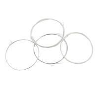 HEALLILY Jeu de Cordes Accessoires pour Mandoline 8 Cordes pour Mandoline en Acier Alliage Cuivre Argenté Facile à Utiliser, Améliore la Profondeur du Son