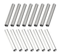 HEALLILY Kit de 16 Tiges Électrolyseur en Aluminium et Fer pour Analyse Qualité de L'eau, Léger et Haute Efficacité, pour Expériences en Laboratoire
