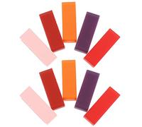 HEALLILY Lot de 10 anneaux de fixation flexibles en silicone pour montres de sport intelligentes, y compris rouge, orange, rose, violet