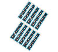 HEALLILY Lot de 10 autocollants pour touche de violon à bords bleus pour débutants pour apprendre l'intonation et la pratique