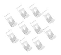HEALLILY Lot de 10 supports de montage pour stores verticaux pour fixation de persiennes de rideau, clips de support de rideaux légers, faciles à installer, remplacement pour panneaux de fenêtre à