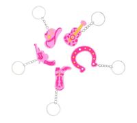 HEALLILY Lot de 15 porte-clés cowgirl en PVC avec pendentifs mignons pour les anniversaires, les remises de diplômes, plus attrayants pour sacs à breloques uniques pour toutes les occasions