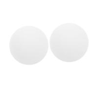 HEALLILY Lot de 2 abat-jours de rechange en verre blanc givré pour appliques murales, matériau incassable, éclairage doux et confortable