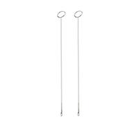 HEALLILY Lot de 2 crochets à couture en acier inoxydable avec loquet pour tube de tissu, sangles, ceintures, bandes