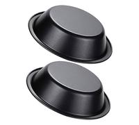 HEALLILY Lot de 2 moules à gâteau ronds en acier au carbone anti-adhésif pour pain, conduction rapide de la chaleur, faciles à nettoyer, pour usage domestique et commercial