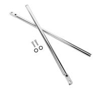 HEALLILY Lot de 2 repose-pieds de rechange pour chaise de jeu, portable, galvanisé, pour bureau, maison, support confortable pour mécanisme d'inclinaison pivotant, transport
