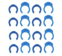 HEALLILY Lot de 200 Colliers de Serrage Plastiques Bleus, Installation Rapide et Résistance aux Intempéries, pour Systèmes D'irrigation et Filtres à Eau