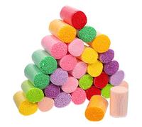 HEALLILY Lot de 30 pelotes de laine pour crochet, tapis, fil coloré prédécoupé pour travaux manuels, couture, tricot
