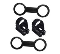 HEALLILY Lot de 4 Clips de Fixation pour Matériel de Plongée, Gardien de Tube de Tuba en Silicone et Abs, Léger et Portable pour Masque de Plongée