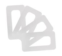 HEALLILY Lot De 4 Patchs De Base D'Aileron De Planche De Surf Et De Longboard Support D'Aileron De Planche À Pagaie Base D'Aileron Détachable pour Sup Adaptateur De