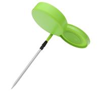 HEALLILY Mini boîte de rangement magnétique en plastique avec piquet, couleurs vives, organiseur compact pour leurres, appâts et accessoires de pêche, couleur aléatoire