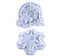 HEALLILY Moule en Silicone Suspendre Murale pour Décoration Murale 3D 2pcs Abeille Flexible et Haute Résistance pour Création en Résine