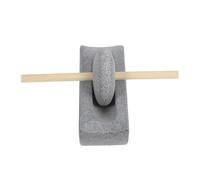 HEALLILY Moulin à épices traditionnel chinois avec manivelle - Petit pilon pour grains de café, épices et condiments - Outil de cuisine manuel compact pour un usage domestique
