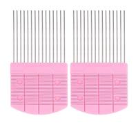 HEALLILY Outil de Quilling en Plastique Léger 2pcs, Peigne à Quilling Réutilisable pour Artisanat de Papier et Tissage Créatif DIY