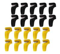 HEALLILY Outils de Couture Anneaux Coupe-bagues 20pcs en Plastique, Supportant une Utilisation Répétée, Coupe-fil pour Doigts, pour Accessoires de Couture et Broderie Couleur Aléatoire