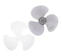 HEALLILY Pales de Ventilateur de Remplacement Faciles à Installer et Nettoyer en Plastique 2pcs pour Ventilateur Pied Compatibles de Table Pied