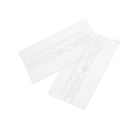 HEALLILY Panneau De Protection Pour Interrupteur D'alarme Incendie Manuel En Verre Transparent Résistant Haute Température Usage Sécurité Incendie Remplacement Vitre 2 Pièces Pour Installation Rapide