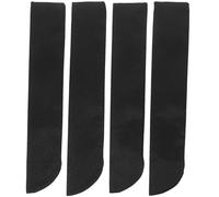 HEALLILY Paquet de Rangement Lot de 4 Pièces pour Éventails Pliants en Tissu Noir Léger et Facile à Transporter pour Accessoires de Ventilateur