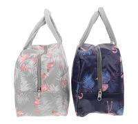 HEALLILY Paquet Isotherme à Lunch Portable en Nylon, Lot de 2 Pièces