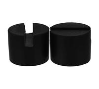 HEALLILY Patins de Cric en Caoutchouc Noir 2pcs pour Crics de Levage de Voiture, Capacité de Charge Élevée et Augmentation Friction pour Maintenance Automobile