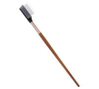HEALLILY Peigne à Cils en Bois et Acier Inoxydable, Brosse Sourcils Multifonction Facile à Nettoyer, Outil de Beauté Polyvalent pour Femmes, Accessoire Maquillage Précis