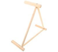HEALLILY Perchoir en Bois Beige pour Poulailler et Oiseaux, Barre de Repos Stable en Bois Naturel, Élève Les Poulets et Oiseaux, Accessoire Multifonction pour Volière Intérieure