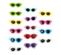 HEALLILY Pinces à Cheveux Accessoire Chic Lot de 15 en Plastique de Lunettes de Soleil pour Fixer et Maintenir la Coiffure Couleur Aléatoire pour Chiens et Chats Lors