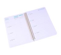 HEALLILY Planificateur d'étudiant à spirale pour une gestion efficace, compact, portable, organiseur hebdomadaire avec sections de liste de choses à faire et définir des objectifs pour l'école et le