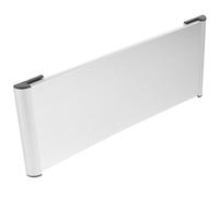 HEALLILY Plaque de Porte de Bureau Panneau pour Signalisation et Décoration D'entreprise en Alliage D'aluminium Argenté, Plaque Nominative Vierge Simple et Rustique
