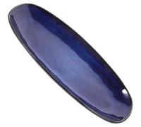 HEALLILY Plateau à sushi en céramique : assiette à poisson pour sashimi, desserts et amuse-gueules - 28 x 13 x 3 cm - Style japonais - Idéal pour les restaurants, les réceptions et les repas