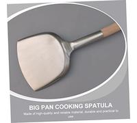 HEALLILY Poêle pour la maison et le restaurant - Spatule de cuisson pratique avec bords arrondis lisses - Ustensiles de cuisine pour sauté et wok