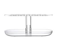 HEALLILY Porte-Brosse en Acrylique Transparent pour Séchage et Organisation des Pinceaux de Maquillage Support Léger, pour Nail Art et Nettoyage
