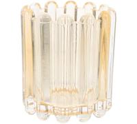 HEALLILY Pot à Pinceaux Facile à Nettoyer en Verre Épais Grosse Capacité et Résistant à L'usage Quotidien de Maquillage pour Organiser Espace