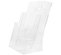 HEALLILY Présentoir à brochures en PS avec compartiments classifiés, support multicouche mural A6 pour rangement pratique, idéal pour bureau et chambre d'étude
