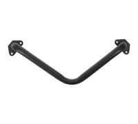 HEALLILY Protection de Barre Horizontale en Métal Noir pour Caisson de Basse de Voiture, Installation Rapide sous Consoles Centrales, Réduit Les Vibrations et Bruits Indésirables