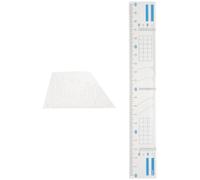 HEALLILY règle de jauge de ligne, outil de dessin de portée musicale, compact et portable, pour la création de grilles et les enseignants