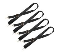 HEALLILY Sangles de Jambe Élastiques Réglables Double Bouton-pression Pivotant en Nylon Lot de 4 Installation Facile et Haute Élasticité pour Couverture de Cheval