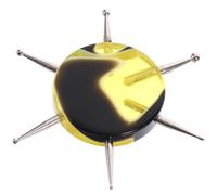 HEALLILY Stylo Manucure Léger et Portable en Acrylique et Métal, Outil à Points pour Ongles pour Dessin et Création de Motifs Nail Art