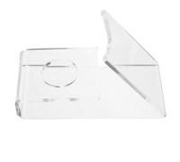HEALLILY Support de Tennis de Table Transparent Porte-Raquette Acrylique pour Ping-Pong Design Compact et Pratique pour Salon Bureau Magasin