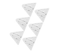 HEALLILY Verrous de Sécurité en Verre Abs Blanc Lot de 6 Garçon et Filles sans Vis, Limite L'ouverture pour Fenêtres et Portes Coulissantes pour Sécurité à Domicile