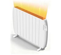 Heallux Chauffage convecteur électrique - Chauffage mobile 1000 W avec écran LCD - Montage au sol et au mur 2 en 1 - Certifié TÜV - Sécurité enfant et protection contre le gel