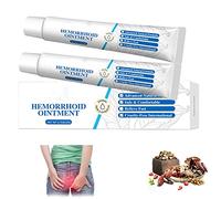 Healmusz Natural Herbal Hemorroïdes Pommade, 20g Healmusz Hemorroid Pommade, Organic Herbal Hemorroid Cream-Soapes Swelling, Itching, Pain (2pcs)